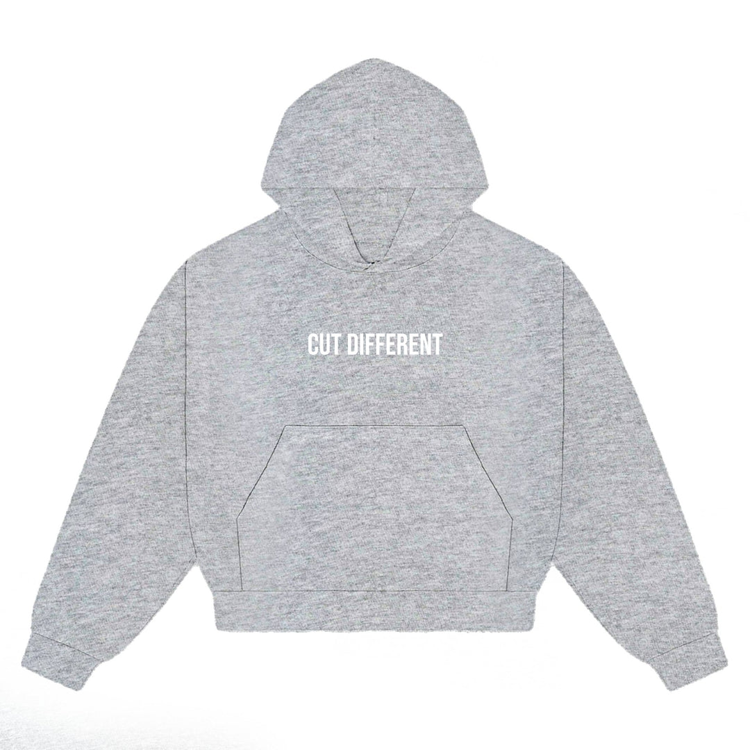 Grey Cut Different Hoodie - Oberon Asscher