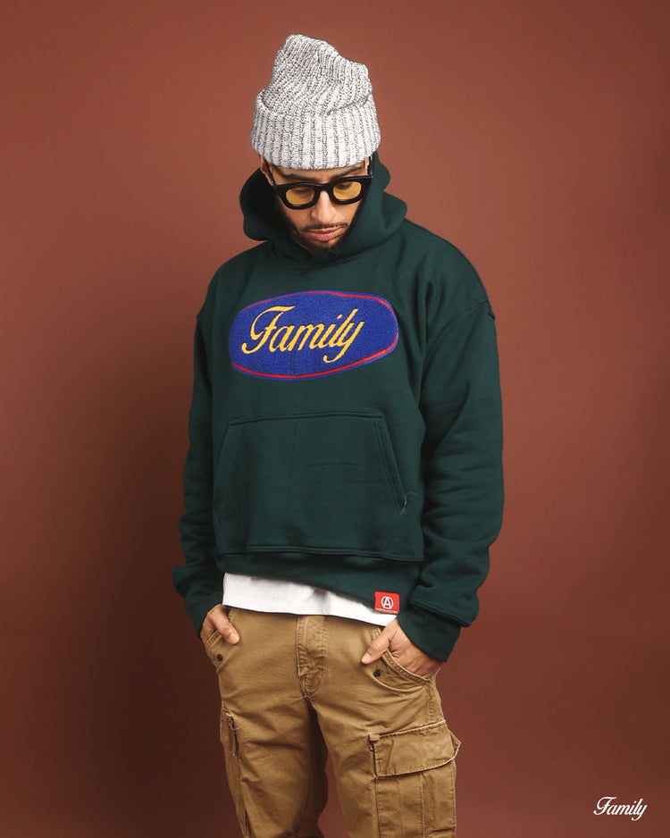 Royal Green Family Hoodie - Oberon Asscher