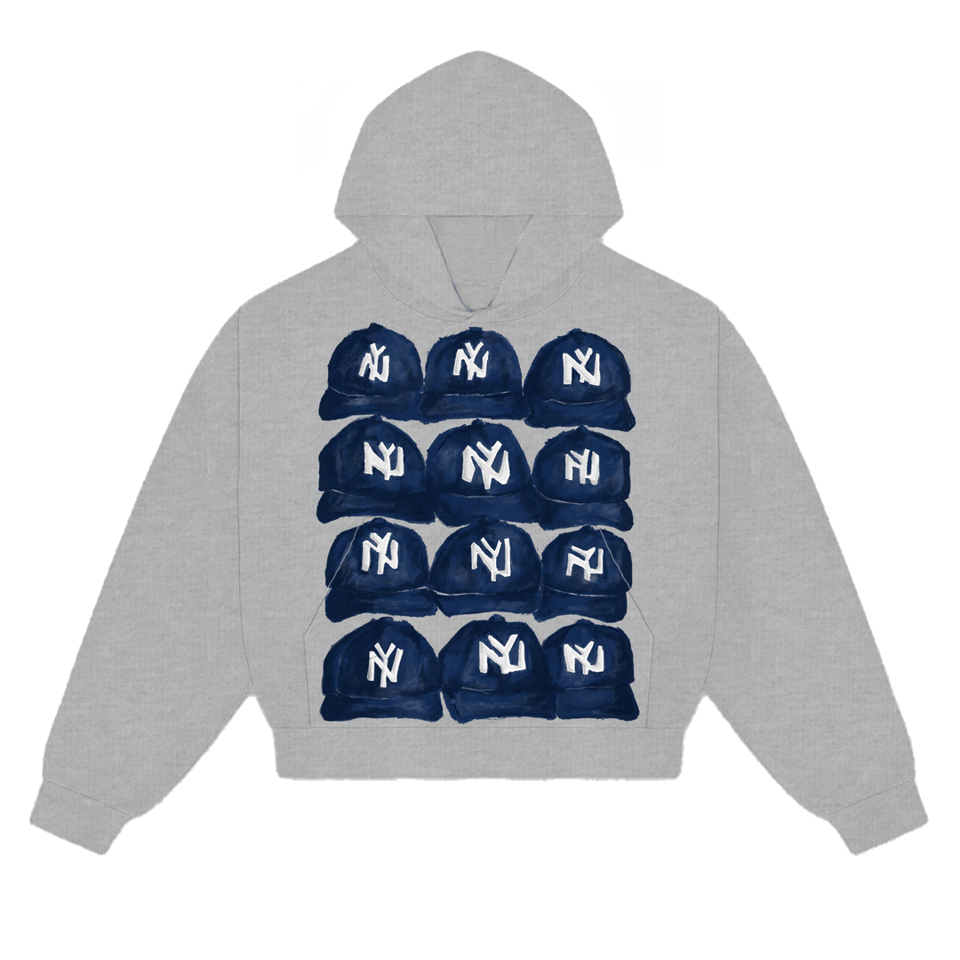 SPORT GREY I LOVE NEW YORK HOODIE - Oberon Asscher