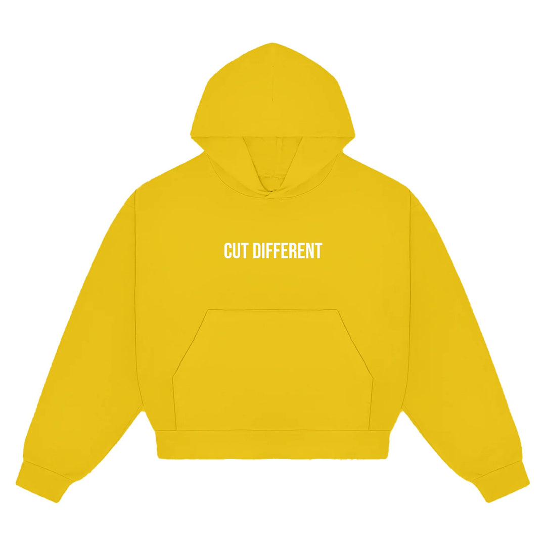 Yellow Cut Different Hoodie - Oberon Asscher